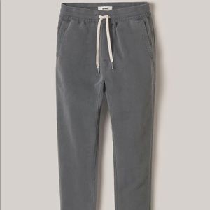 Buck Mason faded black brushed loopback trouser!